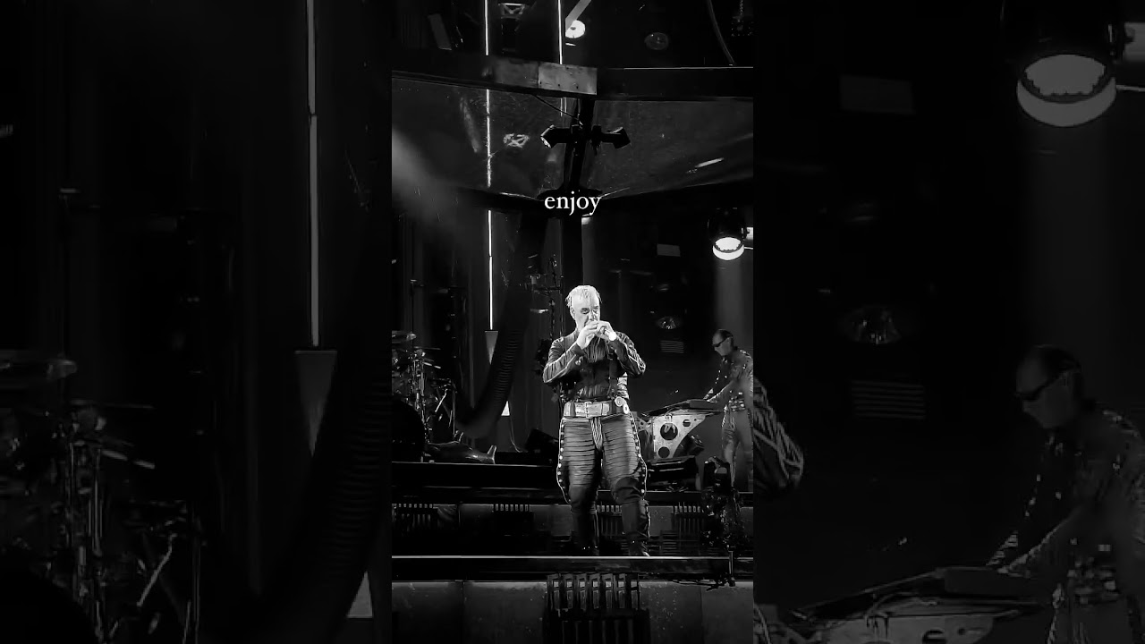 Till Lindemamn emotional singing Ohne Dich - Front Row View - Rammstein Live 2023