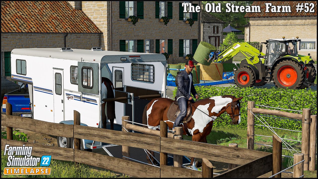 Buying & Feeding Horses. Taking Care of Grape Vines🔹#TheOldStreamFarm Ep.52🔹#FarmingSimulator22🔹4K
