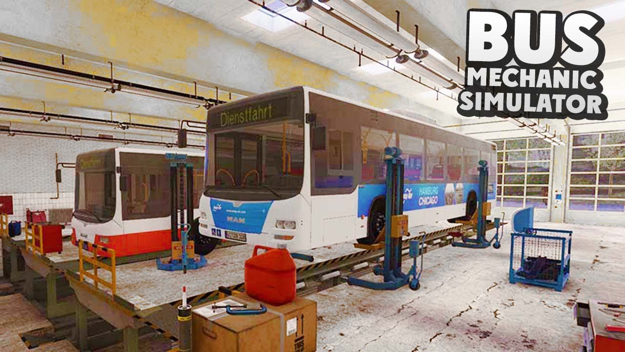 Bus Mechanic Simulator - Первый Взгляд