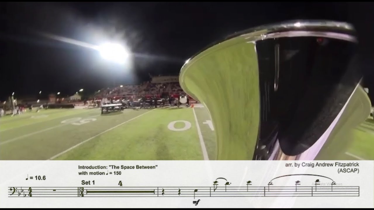 Euphonium Soloist Headcam - The Space Between - Morton High School Marching Band 2023