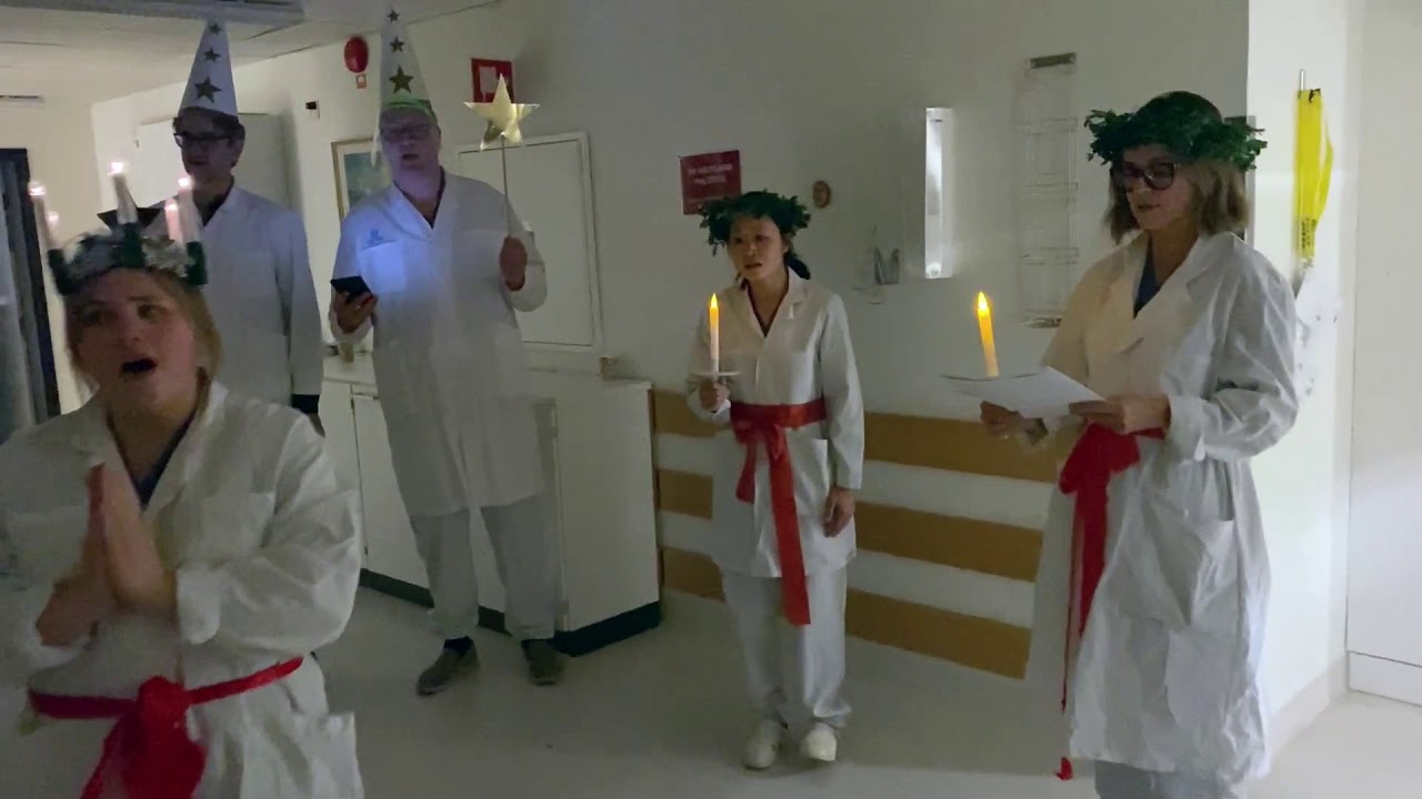 Hjärtklinikens Luciatåg Danderyds sjukhus 2020