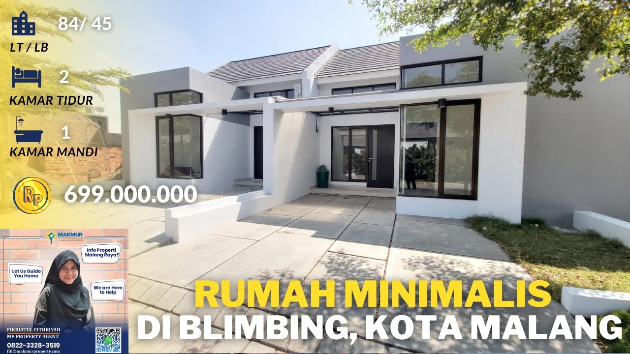 [SOLD OUT] RUMAH MURAH BLIMBING KOTA MALANG | RUMAH TYPE 45 | REVIEW RUMAH SIAP HUNI KOTA MALANG