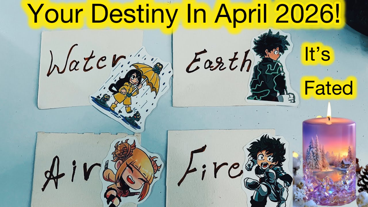 🎁Your Destiny In Month Of April 2026 Pick A Card Zodiac Sign Tarot Prediction It&rsquo;s Fated 