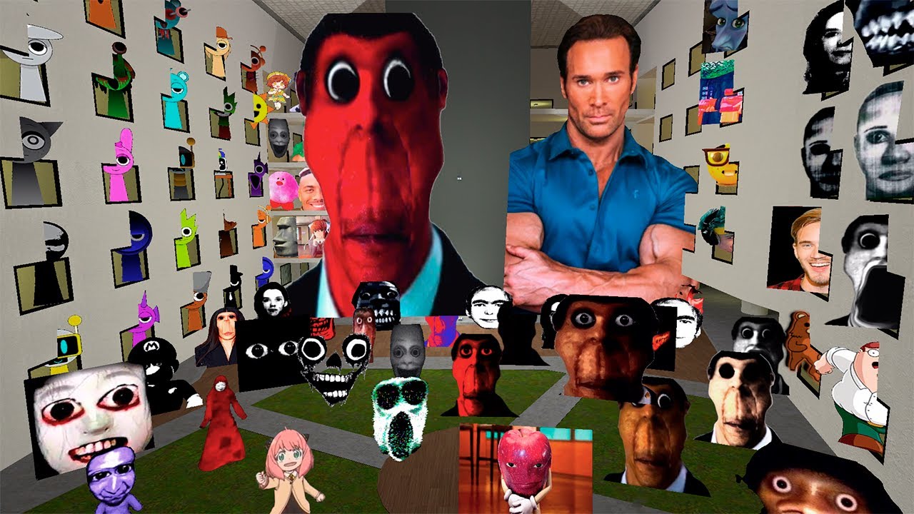 Red Obunga, Jungler Nico's Nexbots Lobotomy Geometry Dash Sprunki in Gmod!