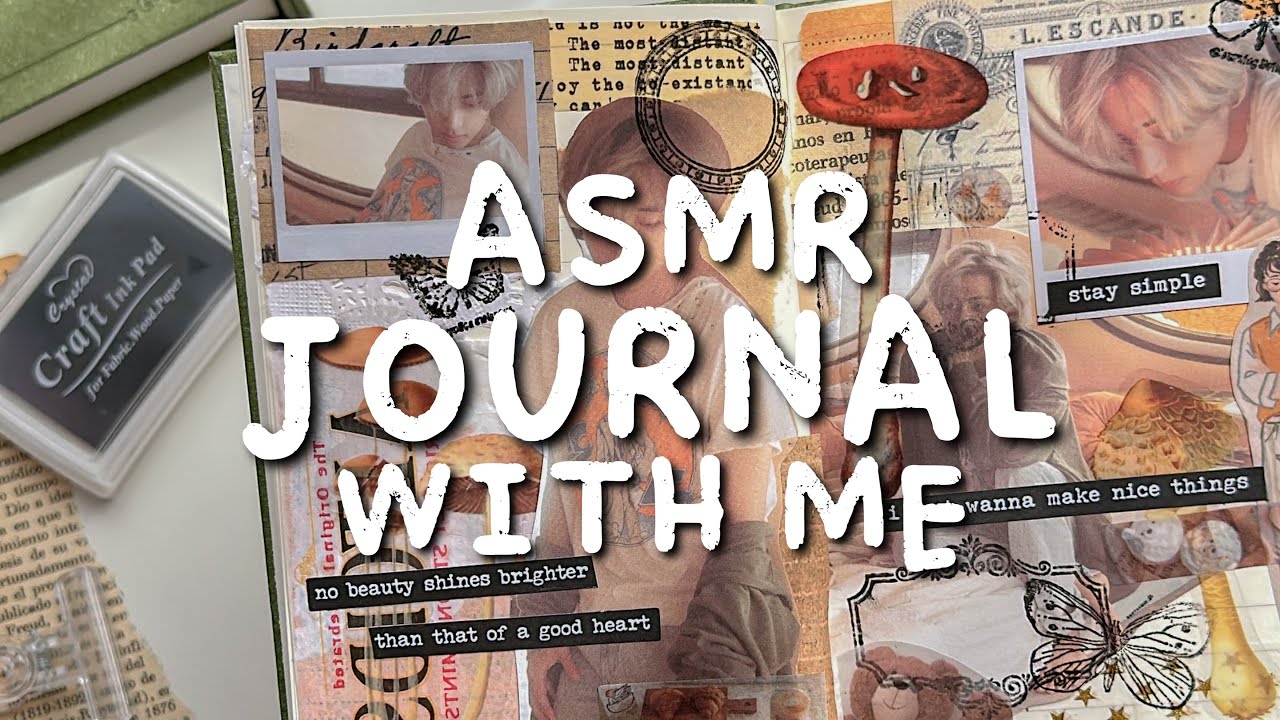 🎧 ASMR Journal with me 🧸 (Real time - no music)