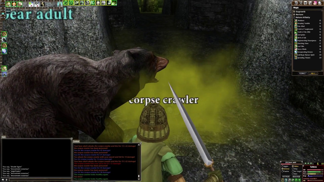DAoC Nature Druid - Part 7:  Gameplay with Live Commentary
