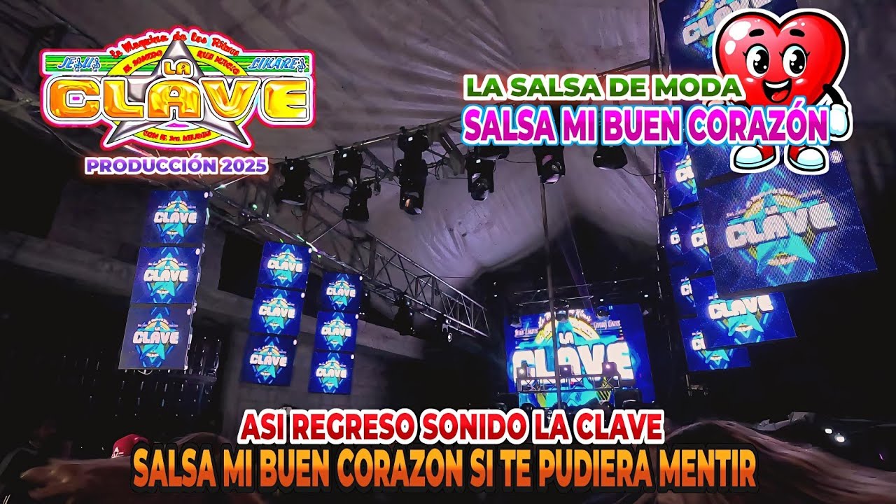 🎥ASI REGRESO SONIDO LA CLAVE TOCANDO LA SALSA DE MI BUEN CORAZON | SAN PABLO ZITLALTEPEC T 20 SEP 25