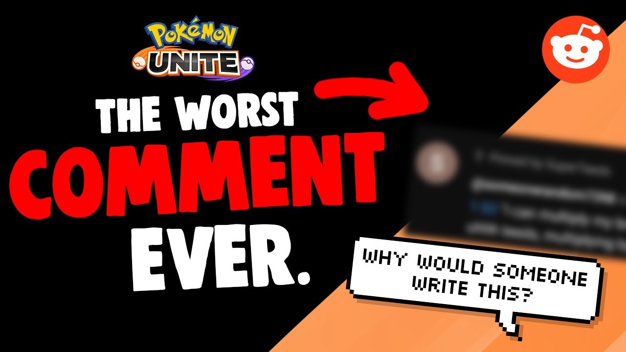 i can't believe i got THIS comment on my video in Pokemon Unite...