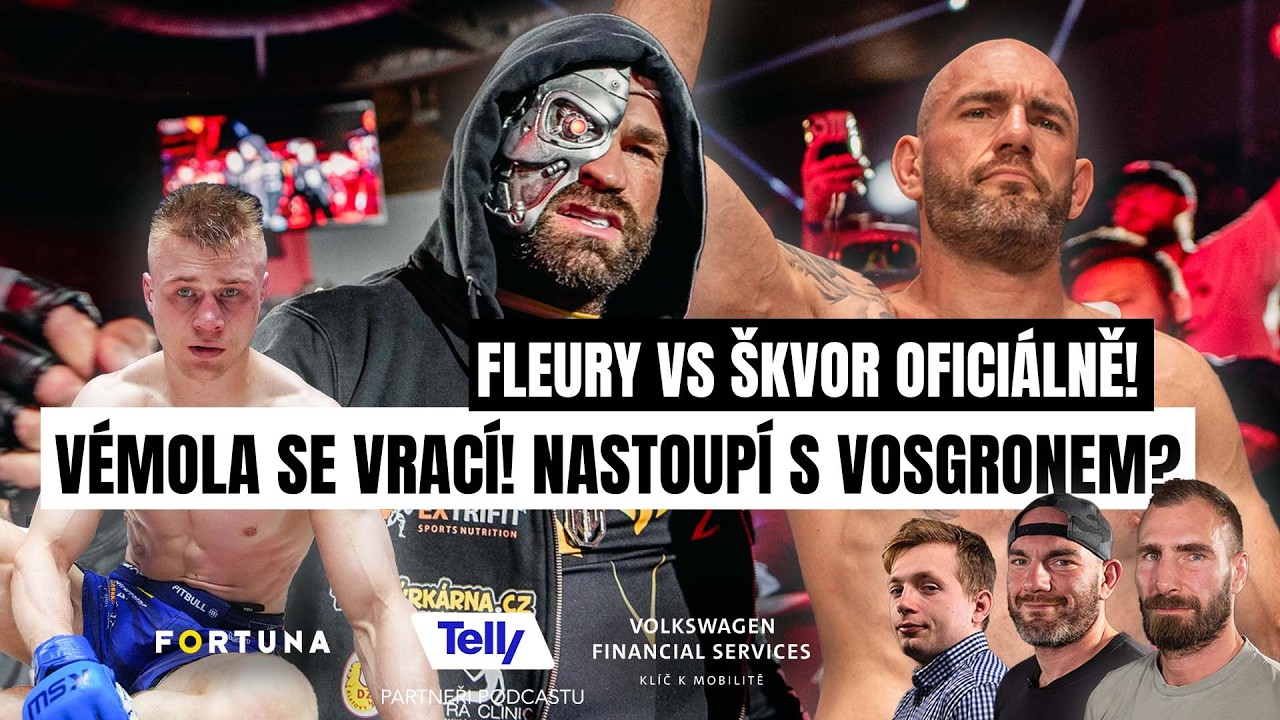 &Scaron;kvorova strategie na Fleuryho. V&eacute;mola vs Vosgr&ouml;ne? Mart&iacute;nek m&iacute;ř&iacute; do top 5. Co s Brichtou? | Fight!