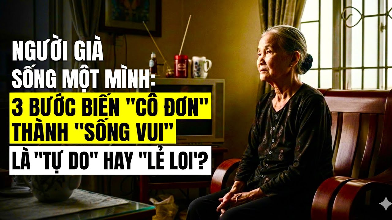 Người Già Sống Một Mình: 3 Bước Biến 