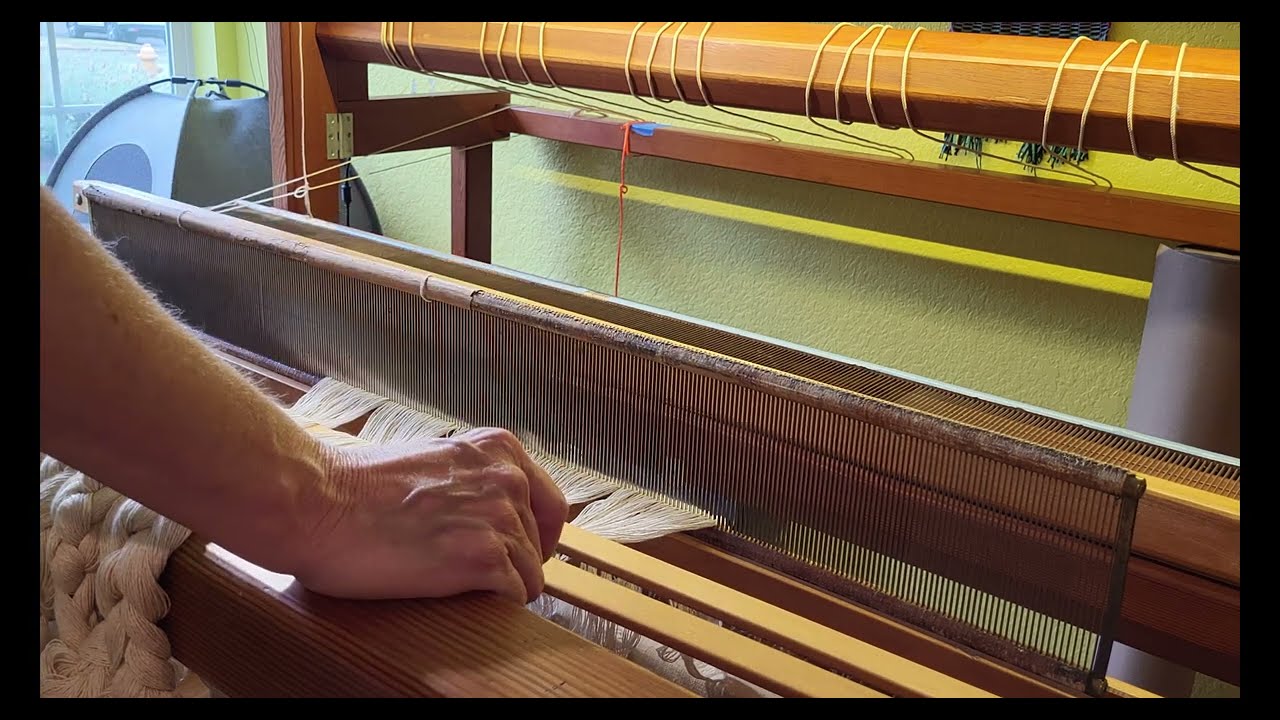 Winding the Warp for False Satin Damask Pickup