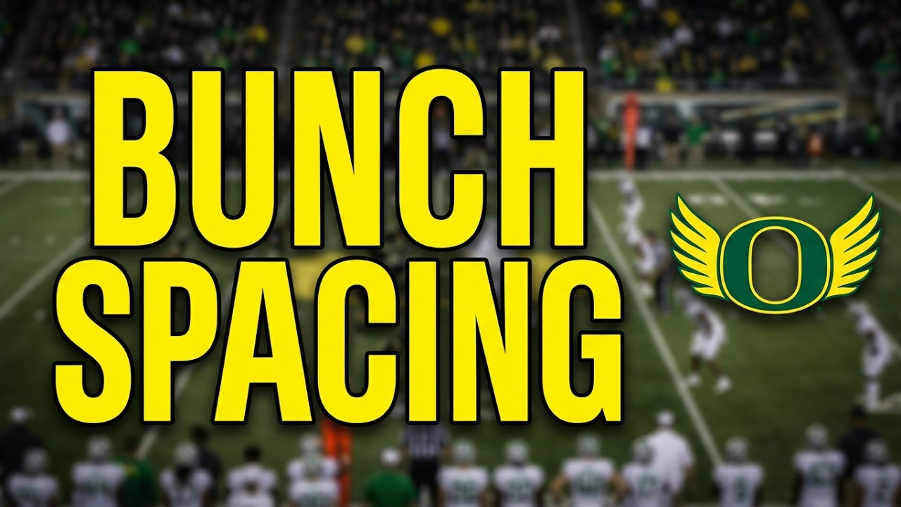Oregon OC Will Stein - 3 Man Bunch Spacing Concept