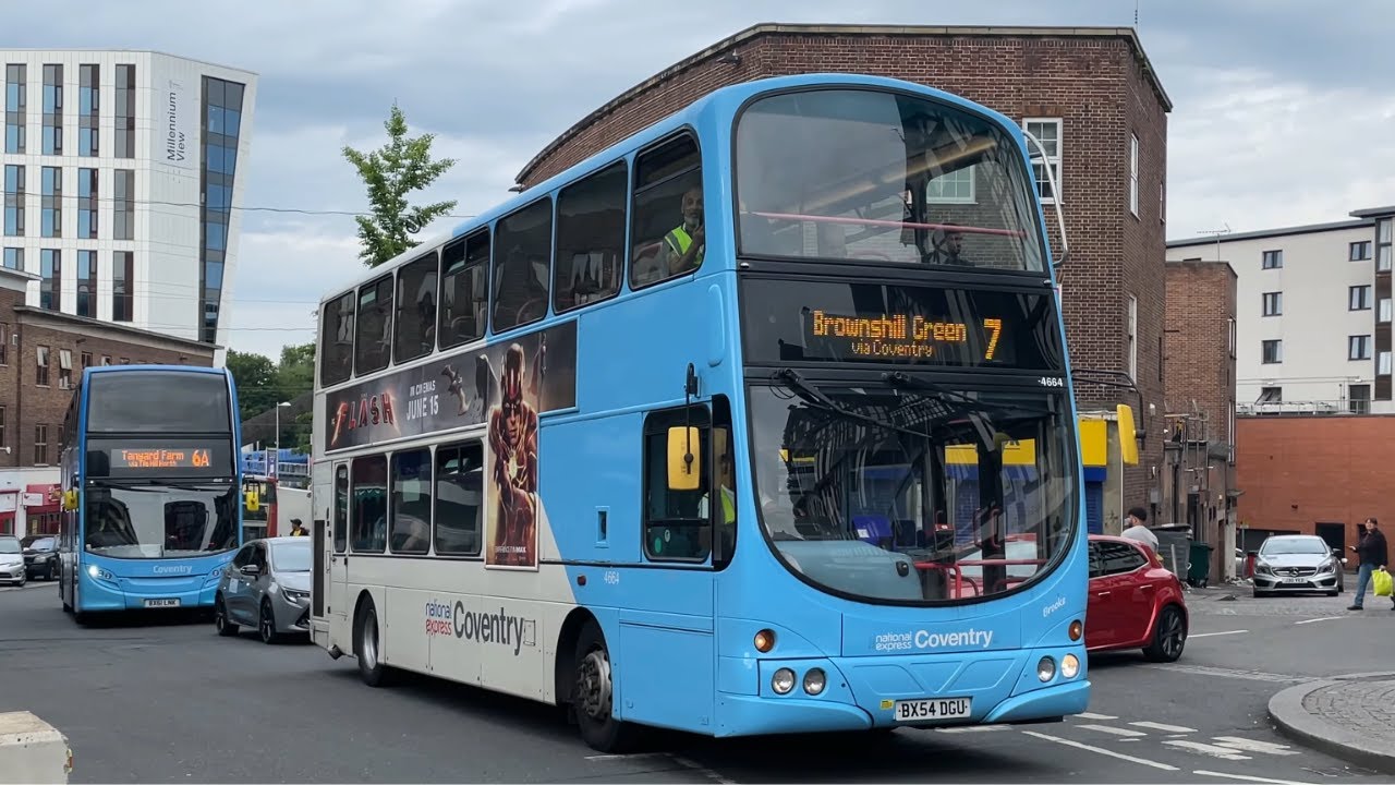 Buses around Coventry City Centre (18/06/23)