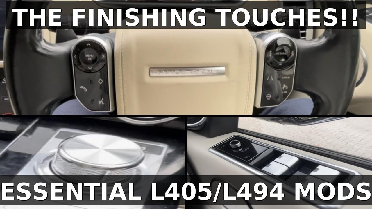 Range Rover Interior Mod Pt. 3 — Модернизация селектора передач, рулевого колеса и переключателей...