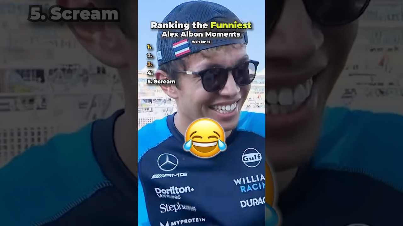 Top 5 Funniest Alex Albon Moments 😂🔥 #f1 #formula1 #alexalbon