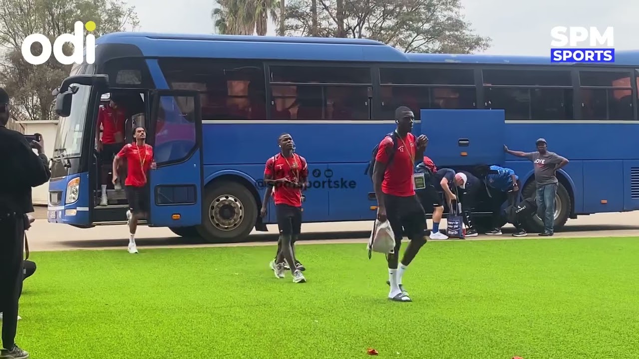 🇬🇲 Gambia team arrives at Kasarani Stadium for FIFA World Cup Qualifier vs Kenya 🇰🇪 