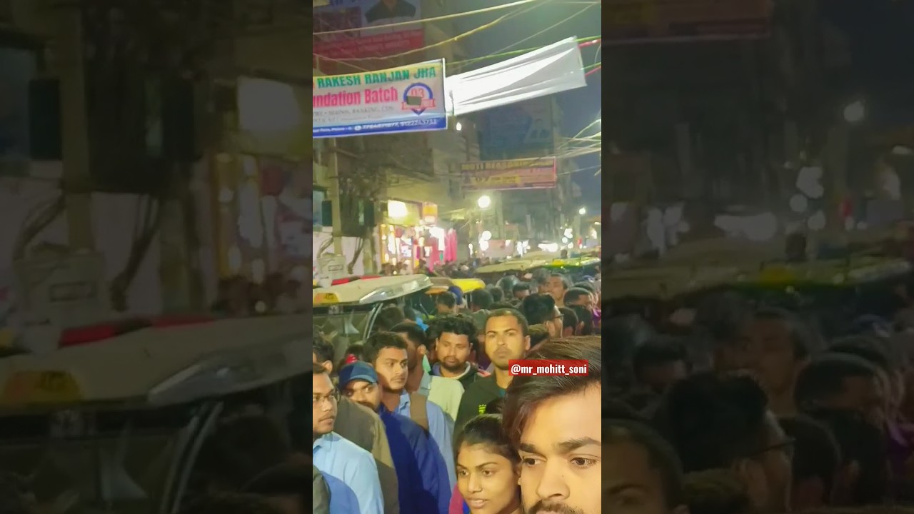 student crowd in Musallahpur Hat #khansir #patna #students #motivation  #khansirpatna