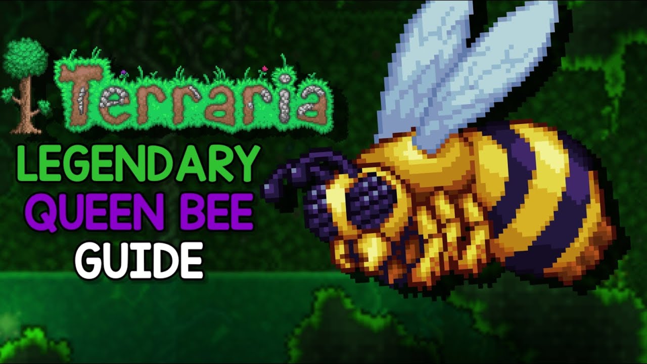 The EASIEST Way to Beat LEGENDARY Queen Bee!! - Terraria 1.4.4.9