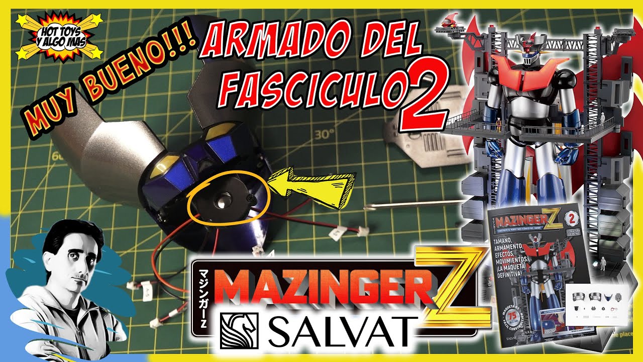 ⭕️ MAZINGER Z Salvat Fascículo 2 ¡MUY BUENO! no lo armes sin ver! ⭕️ #mazingerz