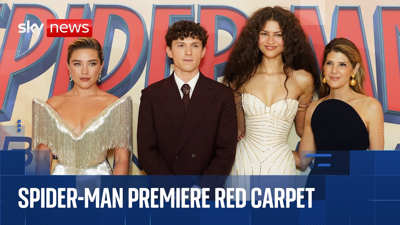 Tom Holland and Zendaya in London for Spider-Man: Brand New Day premiere