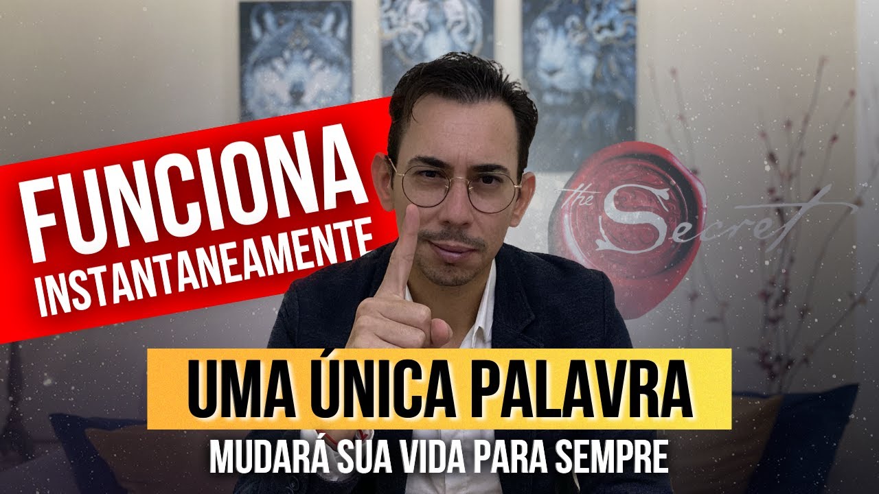 FUNCIONA RÁPIDO! Diga Essa "ÚNICA PALAVRA" e MANIFESTE TUDO QUE DESEJAR com a "Real Lei da Atração"
