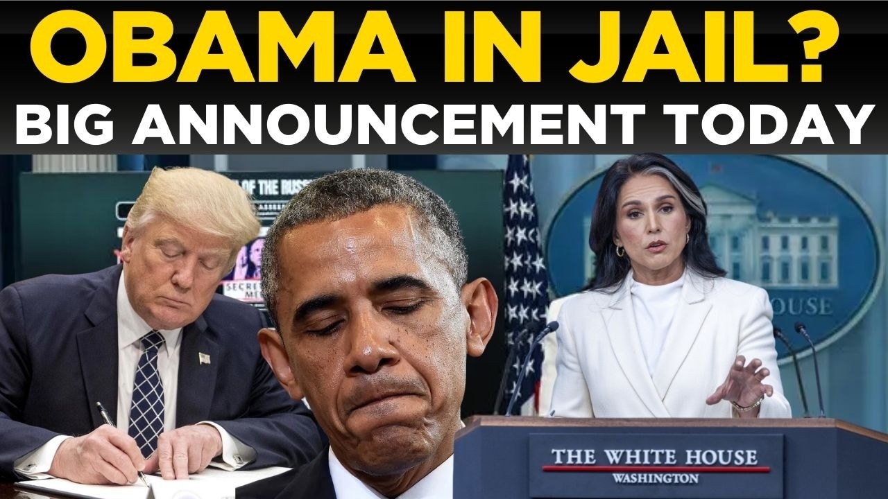 US NEWS LIVE: Obama Facing Jail? Tulsi Gabbard’s Big Announcement After Trump Order