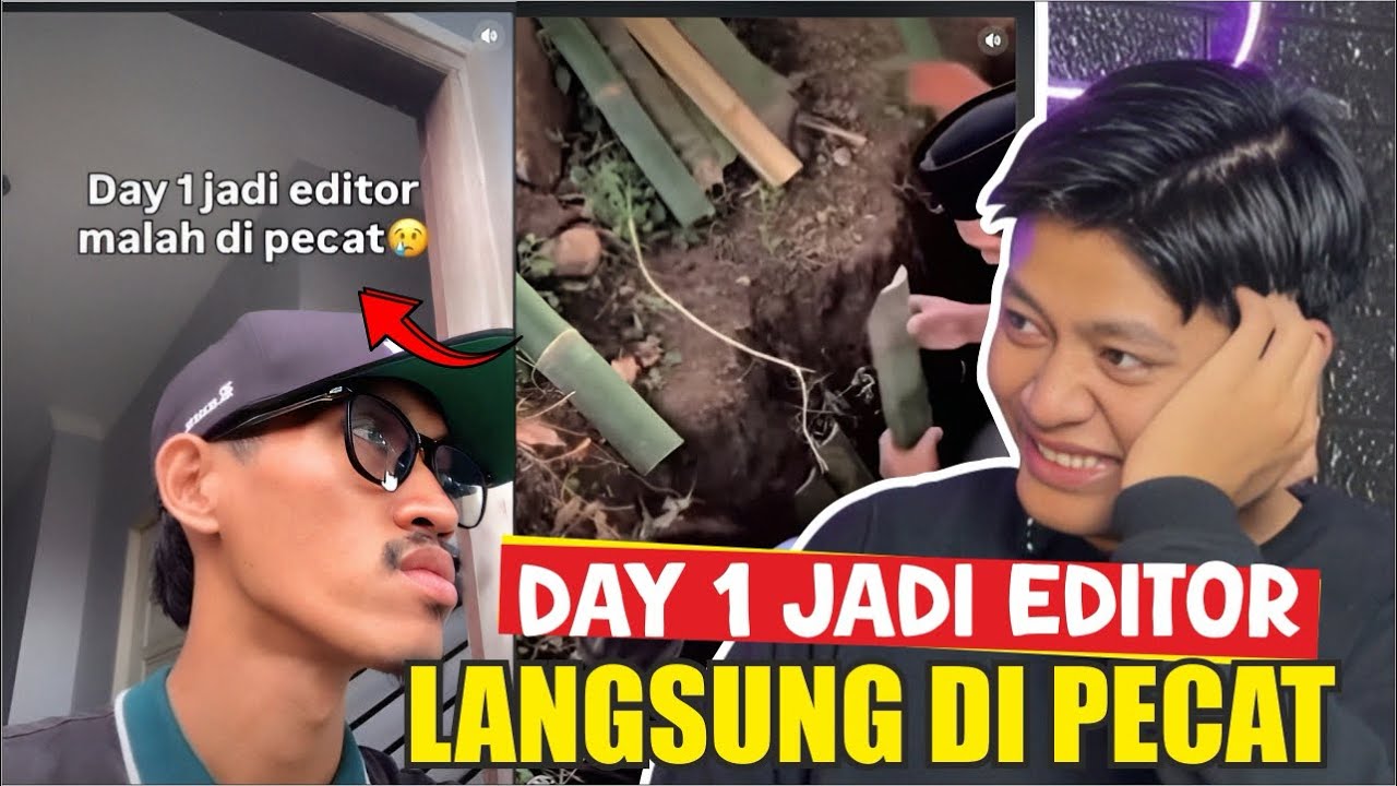 Day 1 : jadi editor gendeng 😭😭😭😭.                     #reaction #edit 