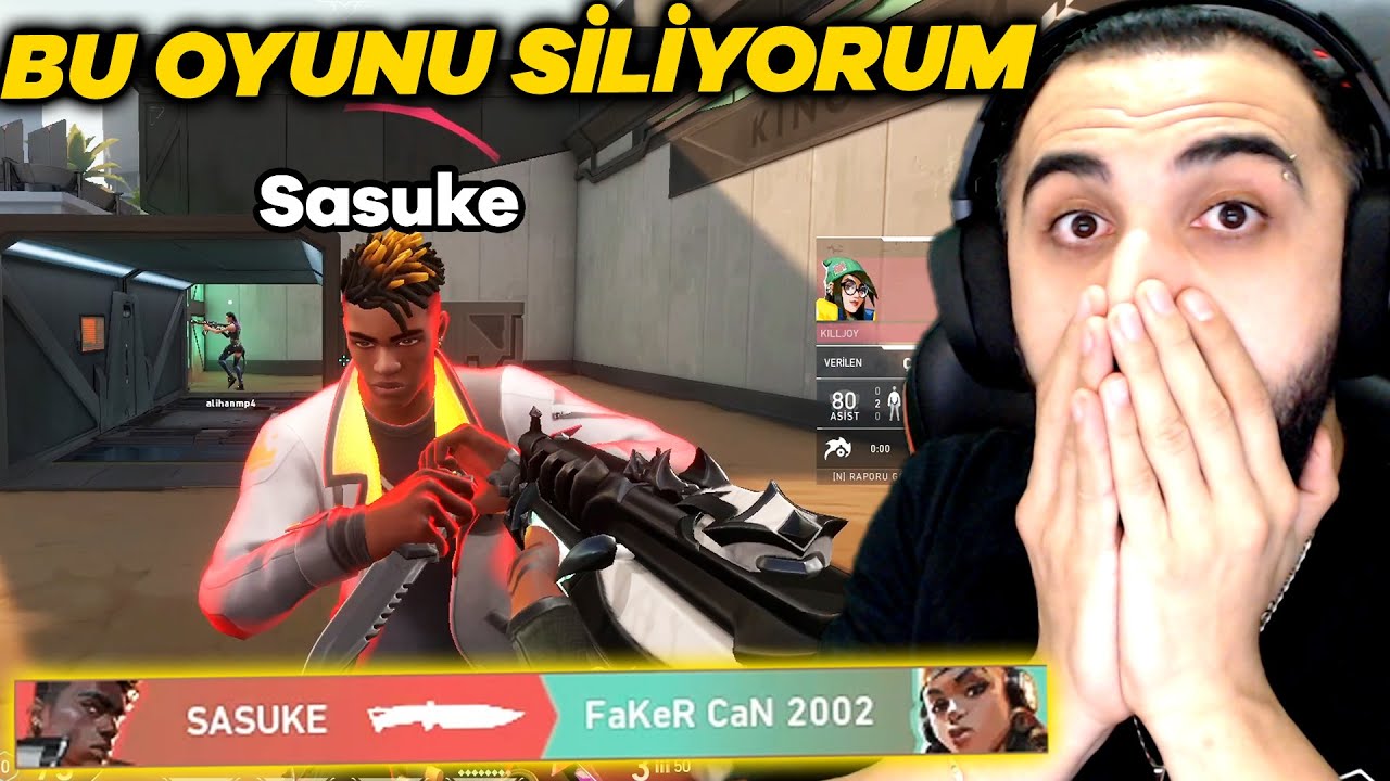 VALORANT'I SİLİYORUM!! İMKANSIZ OLAY YAŞANDI!! | Barış Can