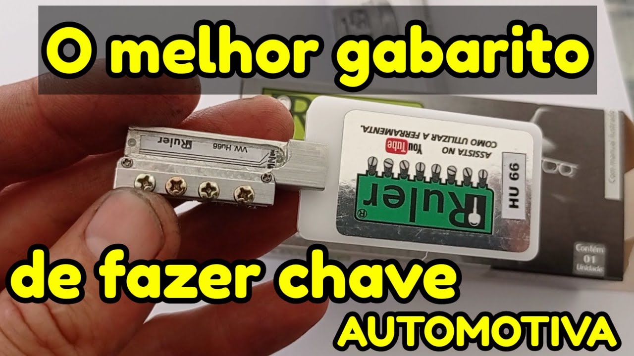 #chaveiro #chavemestra O melhor gabarito para fazer chave de carro.