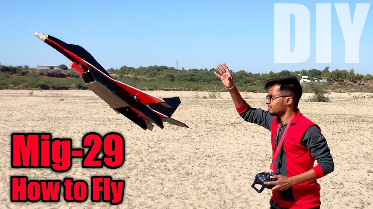 Mig-29 Rc Jet || How To Make Rc Plane || How To Fly Rc Jet Mig-29