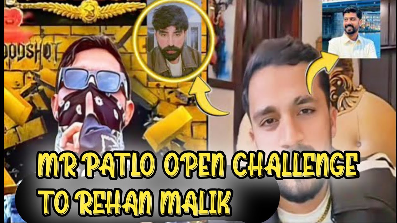 MR PATLO AND RAJAB BUTT OPEN CHALLENGE TO REHAN MALIK | Rajjabfamily @rajabbutt94