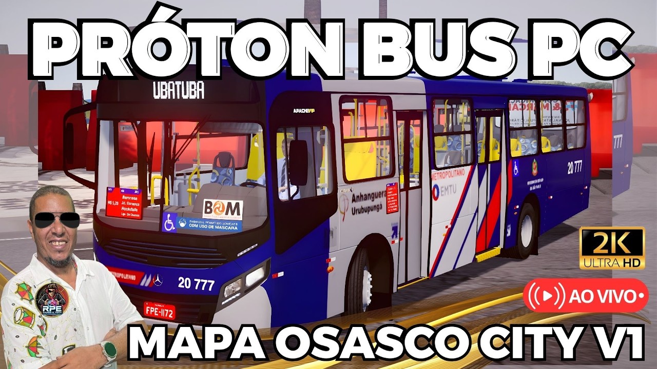 [#live ] DOMINGOU NO PROTON BUS 🚌 CONHECENDO O MAPA OSASCO CITY V1 AO VIVO! COM LOGITECH G923 🚌 #pbs