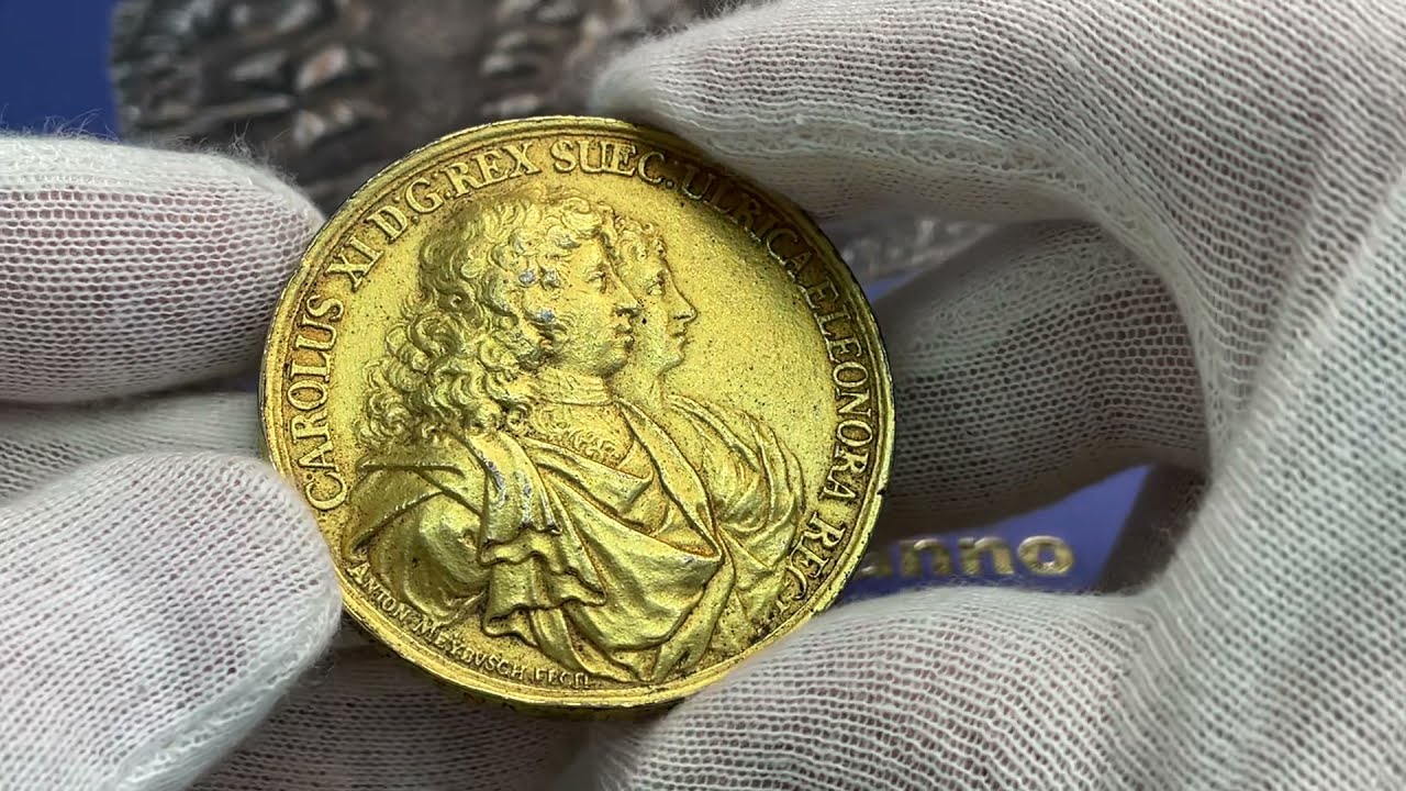 Karl XI.s gifterm&aring;l 1680 med Ulrika Eleonora av Danmark MYCKET S&Auml;LLSYNT - RR