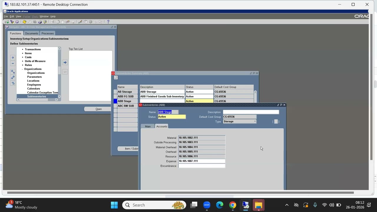 58. Oracle OM Topics - O2C or Order to Cash Accounting Entries