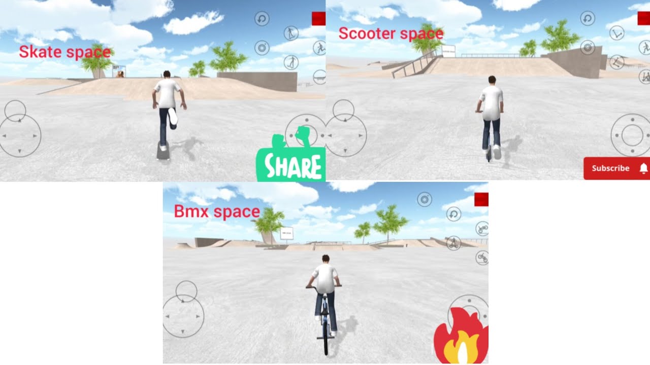 Back to making gaming videos, skate space, bmx space, scooter space, in one video 