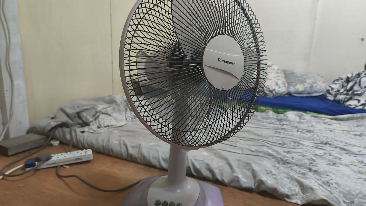 Panasonic purple table fan demonstration 