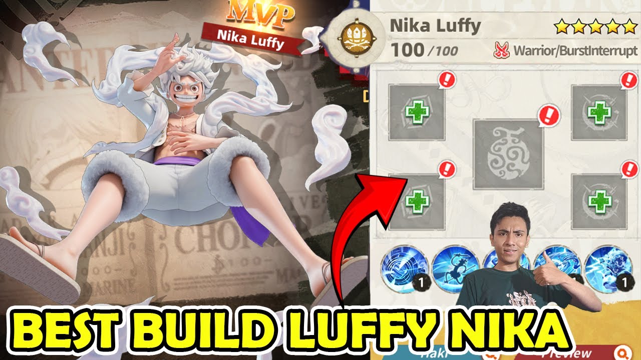 BEST BUILD LUFFY NIKA !! DAMAGE LANGSUNG NAIK - SAILING TREASURE