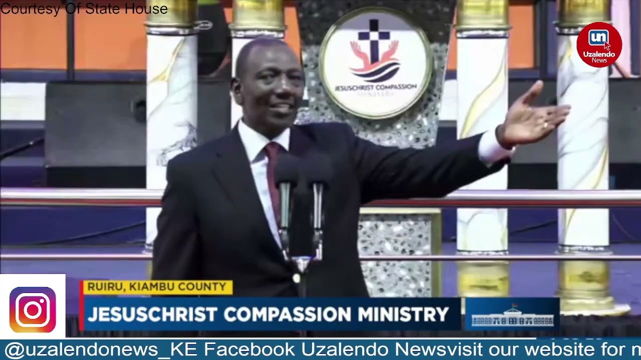 President Ruto&rsquo;s explosive speech at JCM Church, Ruiru, Kiambu - FULL