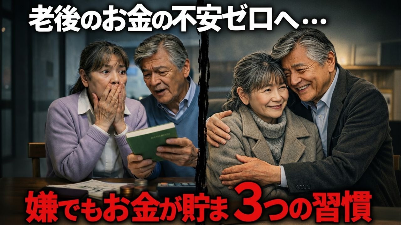 【年金8万円】TVで1度しか放送されなかった「お金が貯まる人・底をつく人」の決定的な違い3選。72歳が3年で130万円貯めた秘密 【シニア朗読雑学】 大人の朗読