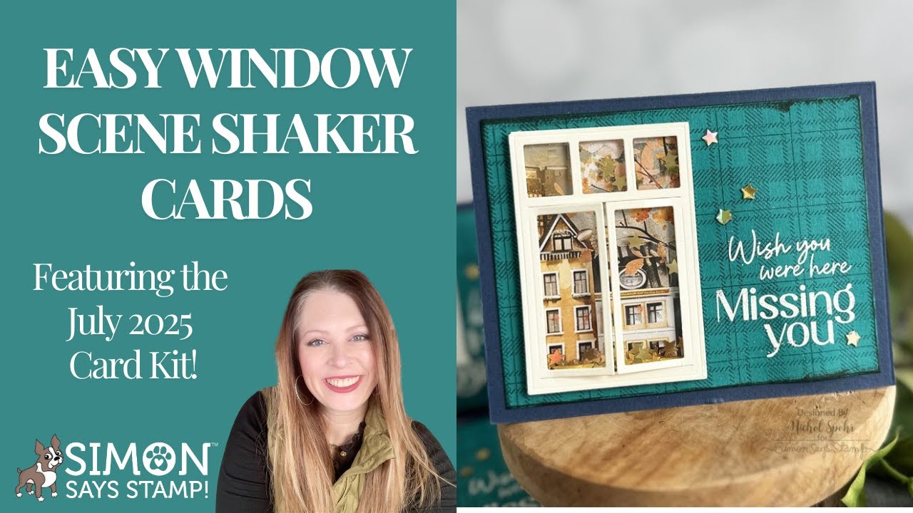 EASY Window Scene Shaker Cards