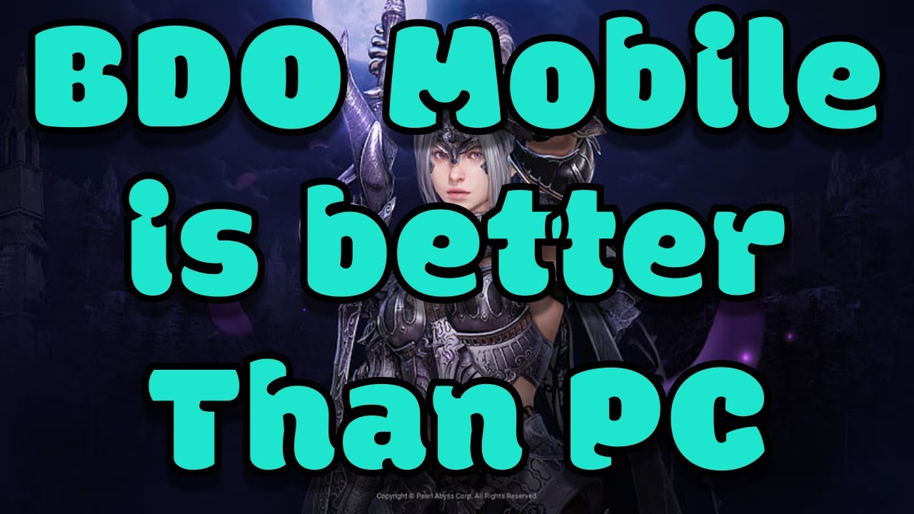 BDO Mobile is Better than PC Blue Reacts