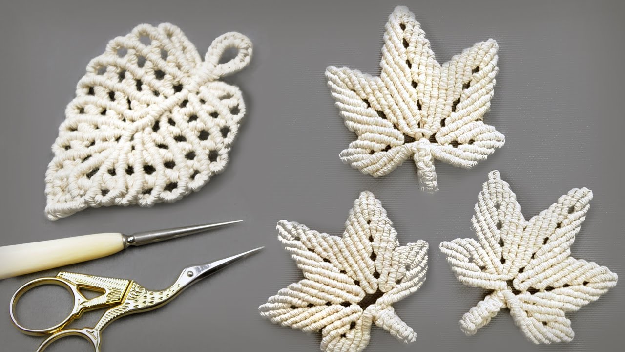 Must See Macrame Leaf Patterns DIY