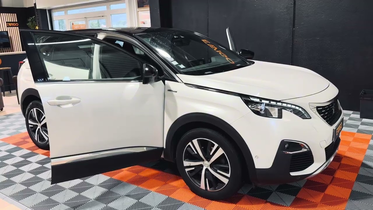 PEUGEOT 3008 - 1.2 PURETECH 130 ch GT LINE EAT8 BVA - 1ÈRE MAIN + CARPLAY & ANDROID AUTO