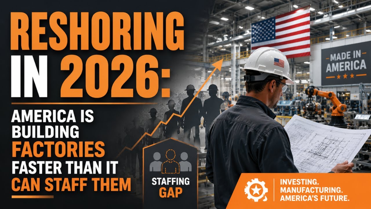 Reshoring in 2026: America Is Building Factories Faster Than It Can Staff Them