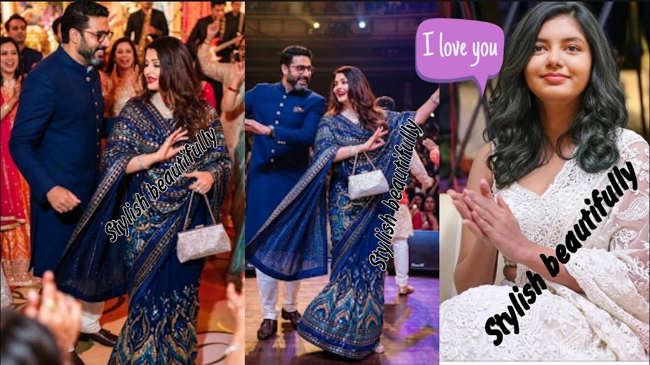 Aaradhya Bachchan enjoying Aishwarya Rai Abhishek bachchan crazy dance moves at family wedding 🥰