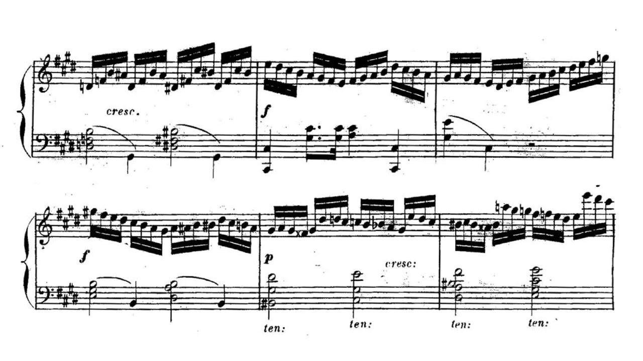 Tellefsen - Grande Etude in C-sharp Minor, Op. 25 (Audio+Sheet) [Steen-Nøkleberg]