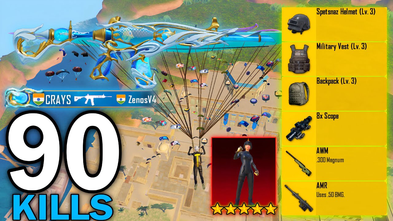 90 KILLS!!😱 IN 3 MATCHES NEW WORLD RECORD in NEW SEASON 😍 PUBG MOBILE - BGMI