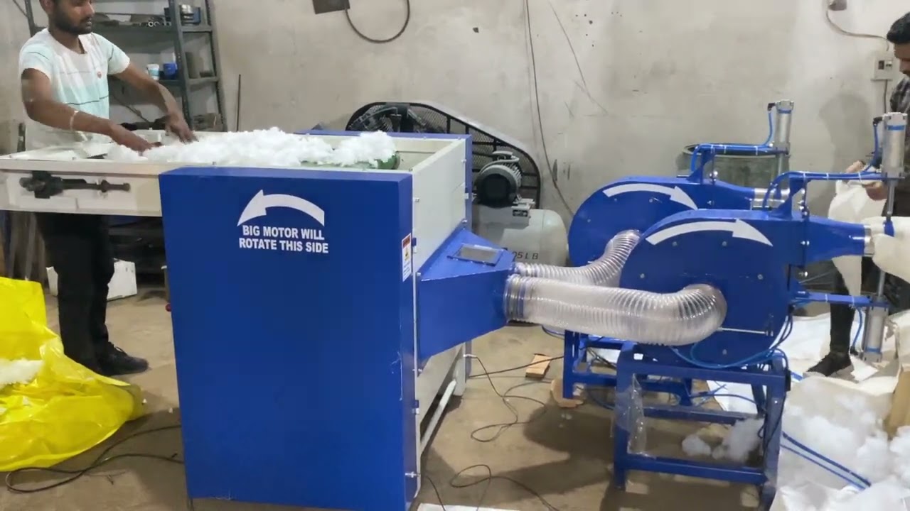 Pillow Filling Machine With Cloth Attachment