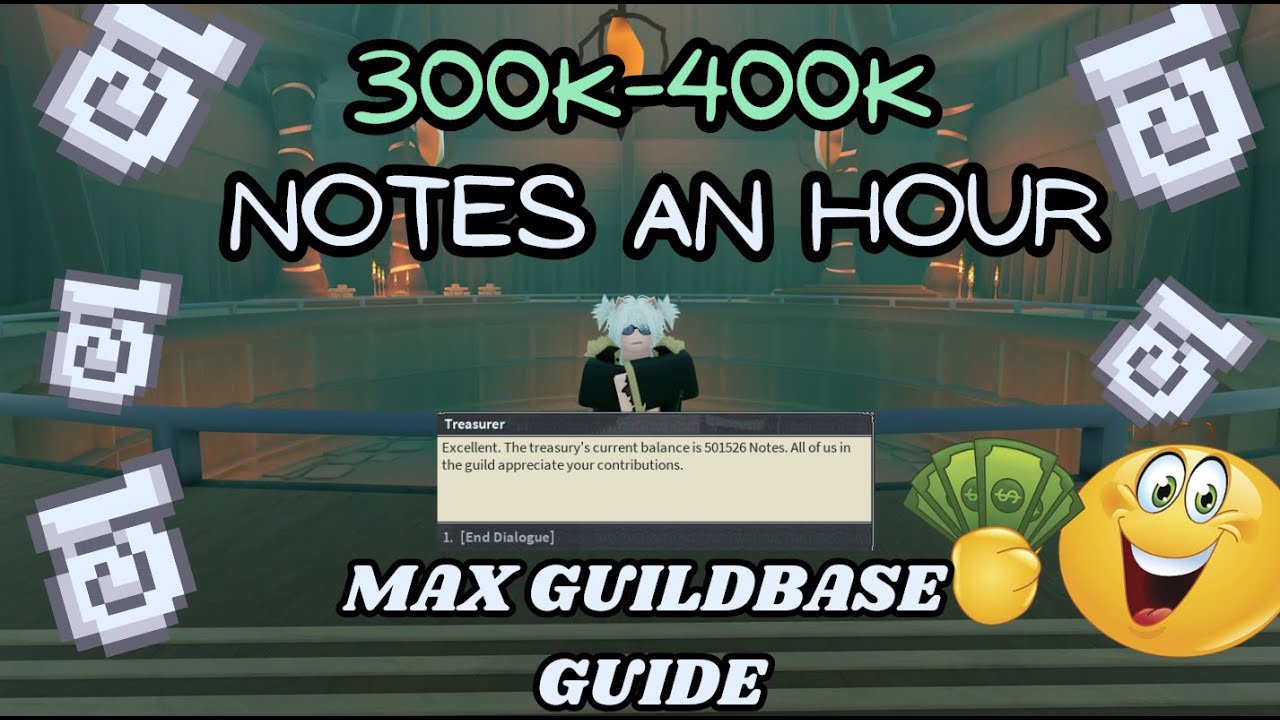 Best Method for Max Guild Base (300k-400k notes an hour)