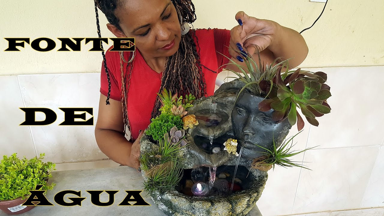 DIY.FAÇA VOCE MESMO SUA FONTE DE ÁGUA 3/3 (HAZ TU MISMO TU FUENTE DE AGUA)